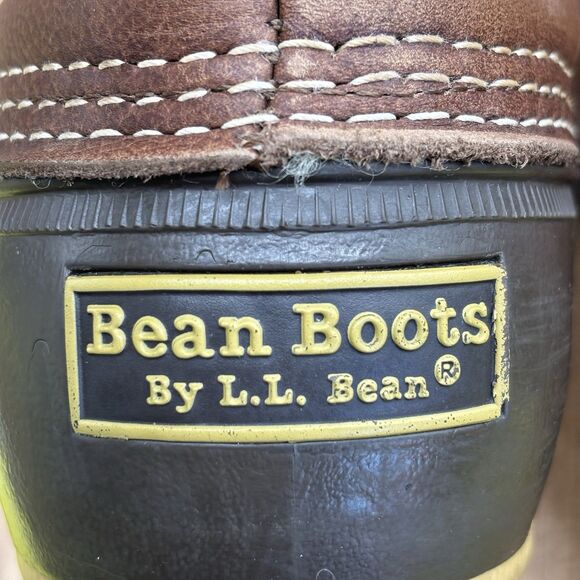 L.L Bean Bean Boots sz 10 Women Tall Shearling Lined Zip Up Maine/USA Made - Picture 11 of 13